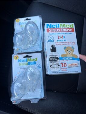 Kids Sinus Rinse Starter Kit with Clear NasaBulb - Clear